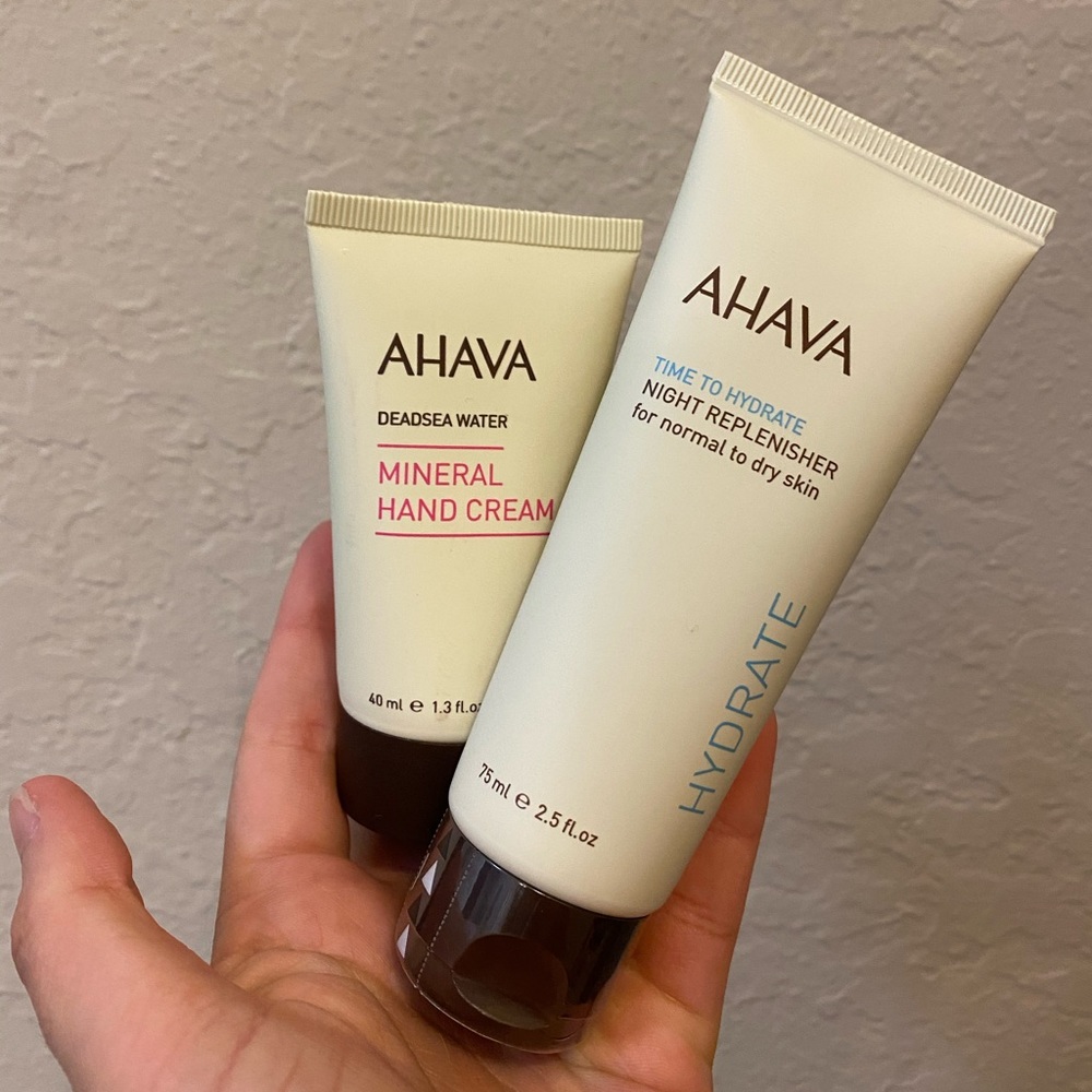 Hand cream and hydrating lotion!